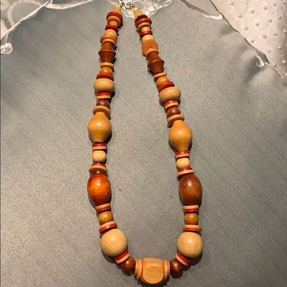Wooden necklace